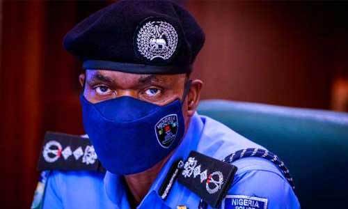 Inspector General Of Police Igp Mohammed Adamu Wearing Corona Virus Protection Face Masks